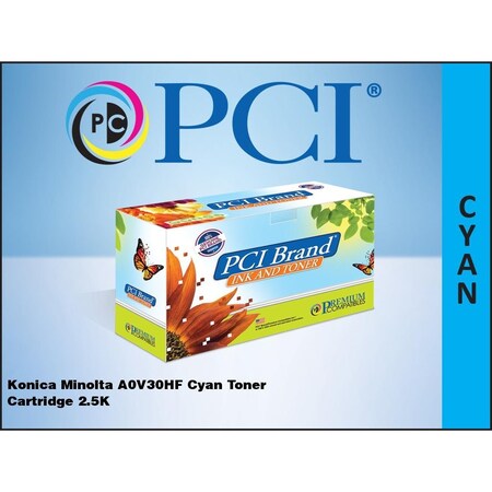 Pci Konica Minolta A0V30Hf Cyan Toner 2.5K A0V30HF-PCI